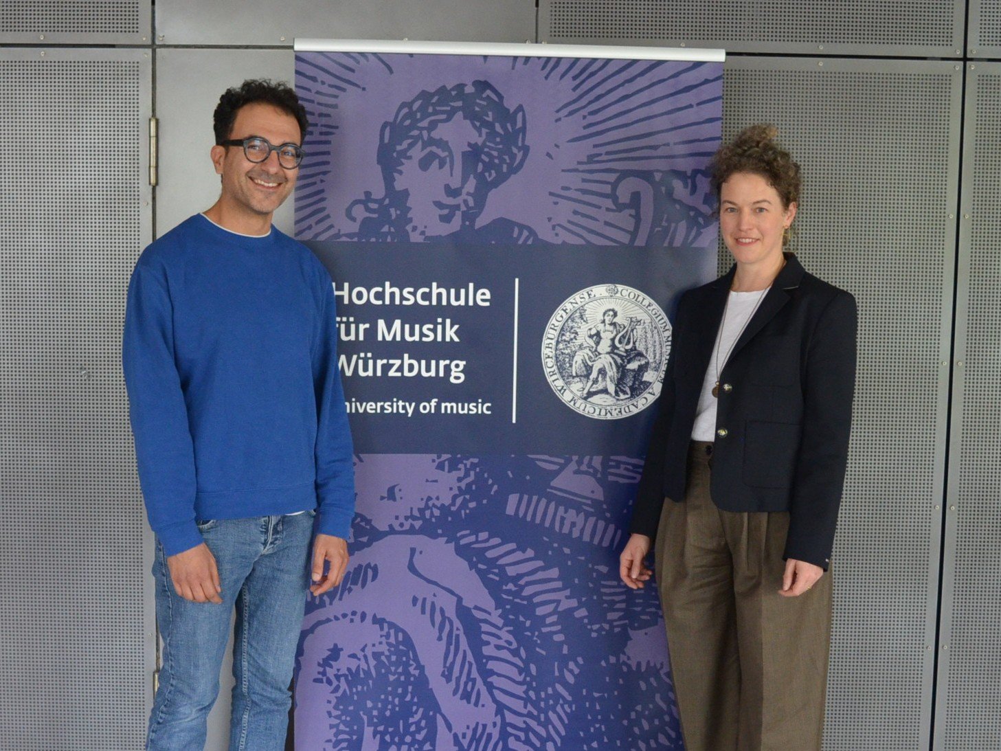 Prof. Rabih Lahoud and Prof. Alicia de Bànffy-Hall